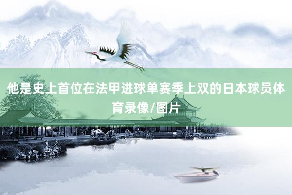 他是史上首位在法甲进球单赛季上双的日本球员体育录像/图片