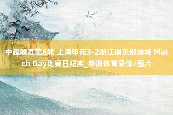 中超联赛第6轮 上海申花3-2浙江俱乐部绿城 Match Day比赛日纪实_华润体育录像/图片