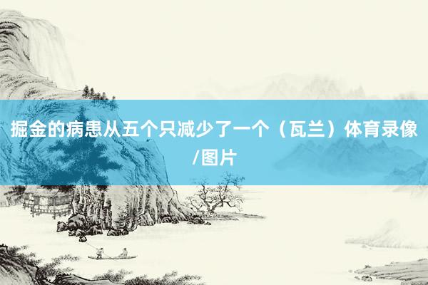 掘金的病患从五个只减少了一个(瓦兰)体育录像/图片