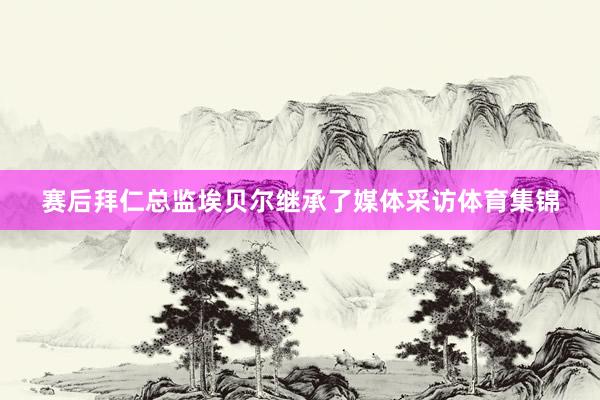 赛后拜仁总监埃贝尔继承了媒体采访体育集锦
