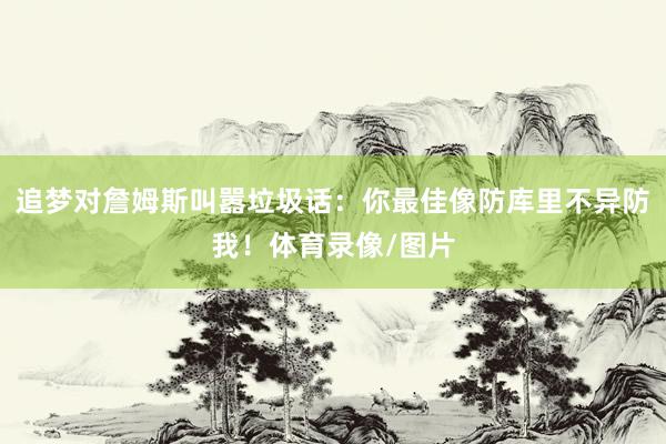 追梦对詹姆斯叫嚣垃圾话：你最佳像防库里不异防我！体育录像/图片