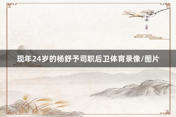 现年24岁的杨舒予司职后卫体育录像/图片