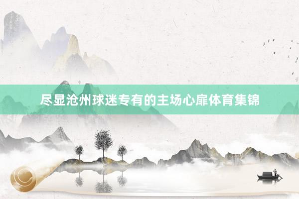 尽显沧州球迷专有的主场心扉体育集锦